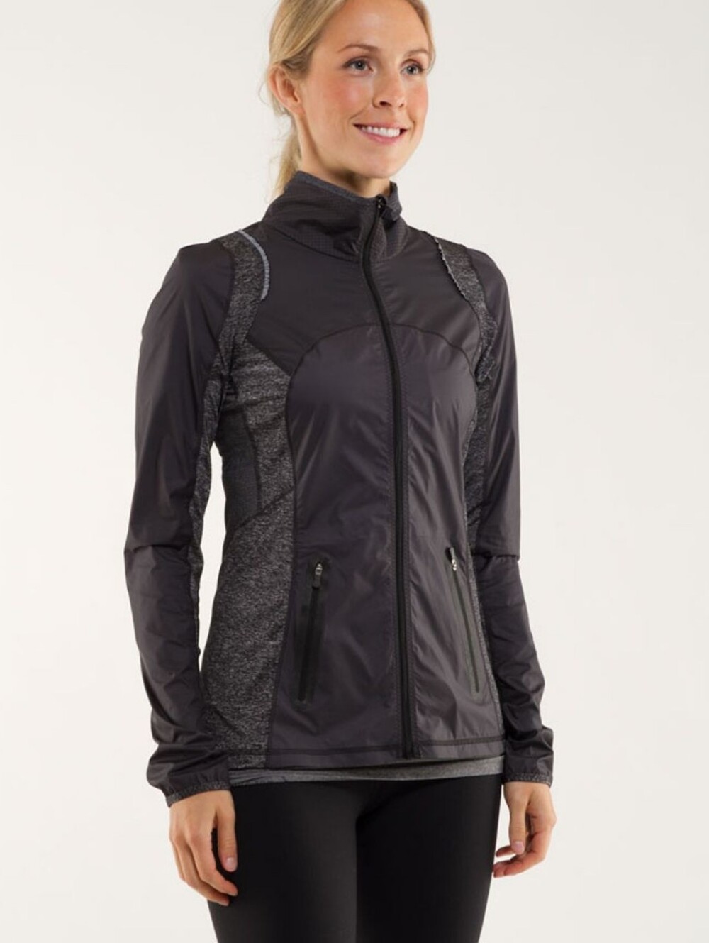 Lululemon Run: Featherweight Hybrid Jacket | Black | Size 4 | NWOT